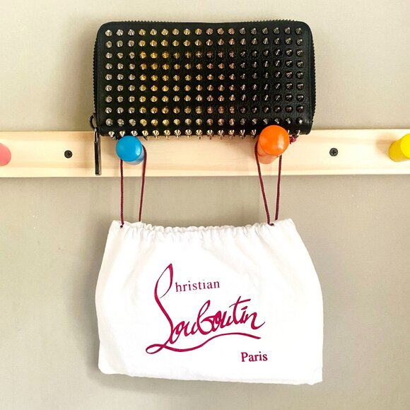 Christian Louboutin Panettone Multishade Metallic Zippy Long Wallet w/ Dust Bag - Picture 3 of 15